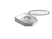 結(jié)構(gòu)工程用高強(qiáng)度摩擦螺栓用3°方斜墊圈 BS 4395