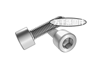 內六角圓柱頭三角鎖緊螺釘 DIN 7500E