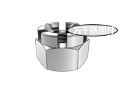 開(kāi)槽皇冠螺母 PN 82148
